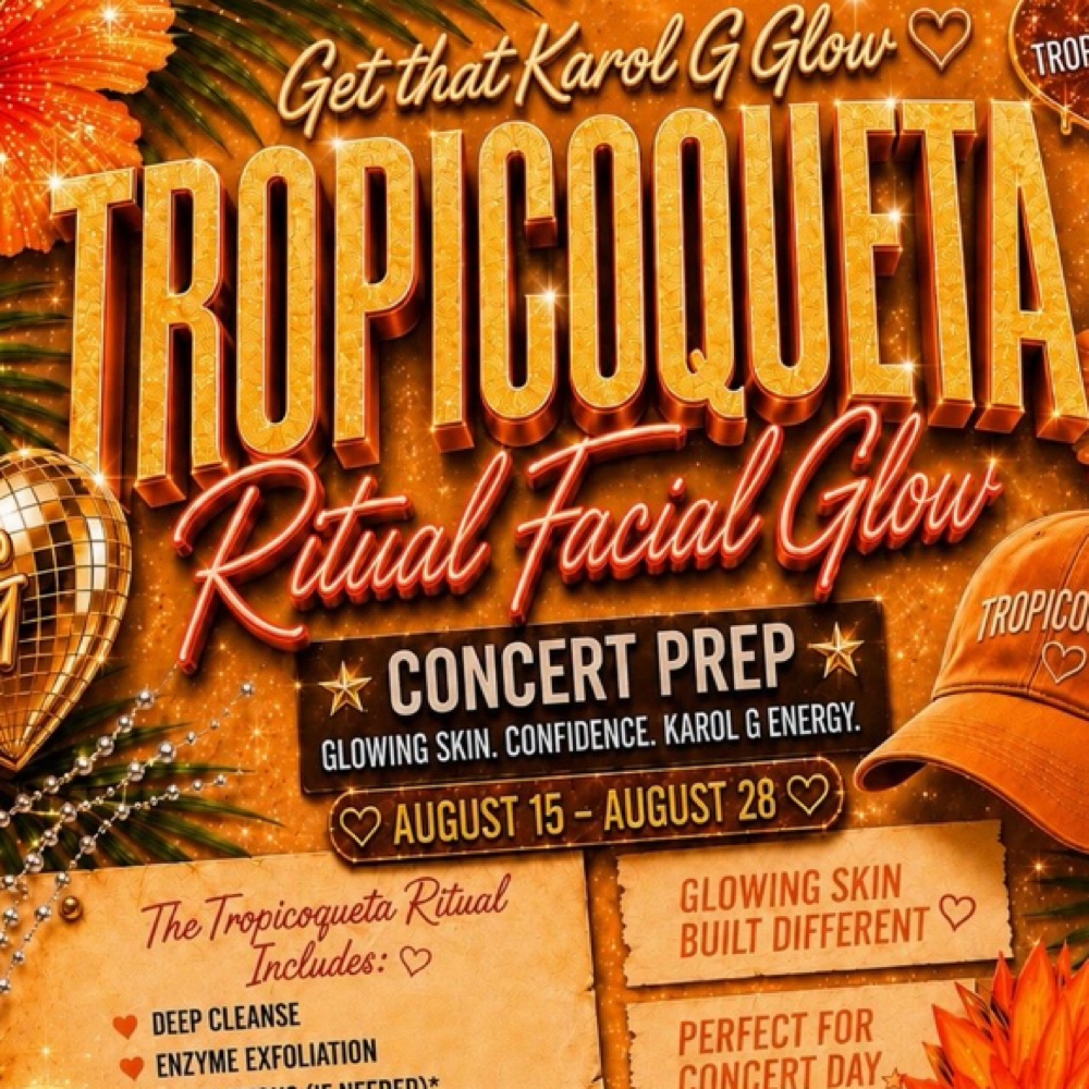 Tropicoqueta Facial  🧡✨ at Pura Belleza Aesthetics in Avondale, AZ