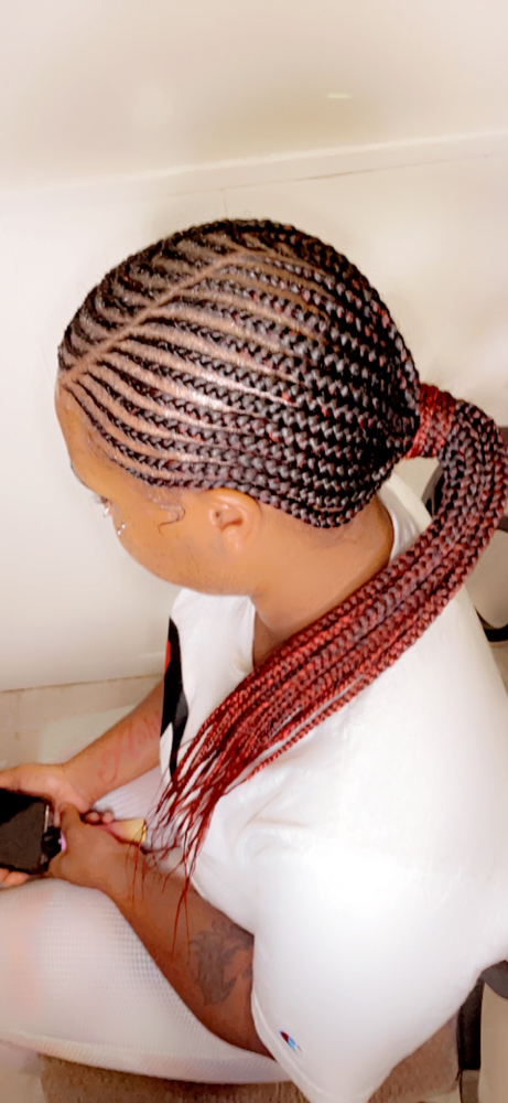 Feed In Ponytail
