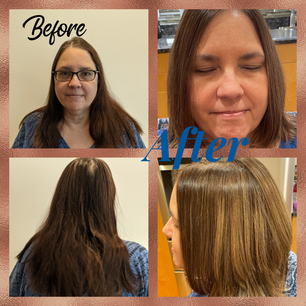 Haircut, Rootage, Partial Highlight at J’s Chic Hair in Arlington, TX