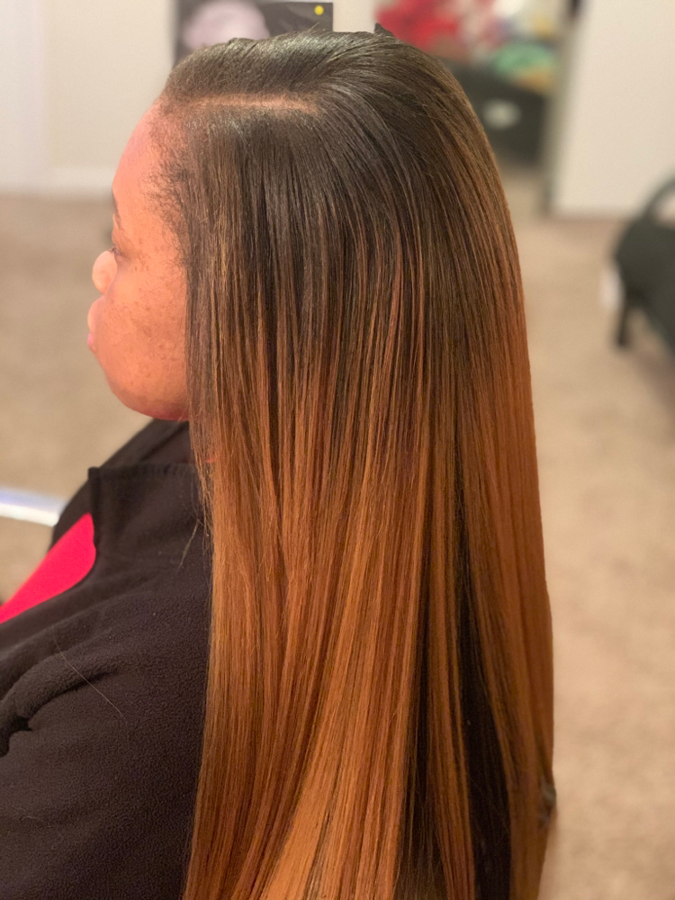 Partial Sew In at Crowned in Anderson, SC