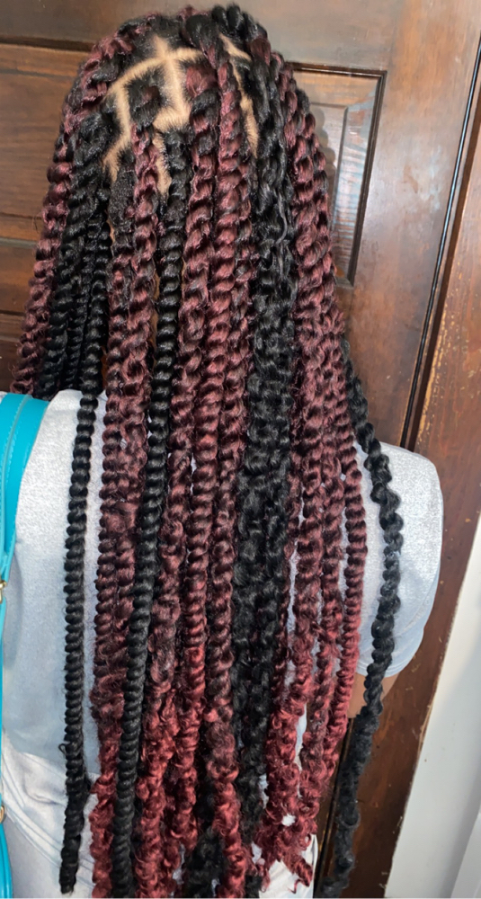 passion twists at loc’d&braided in Dayton, OH