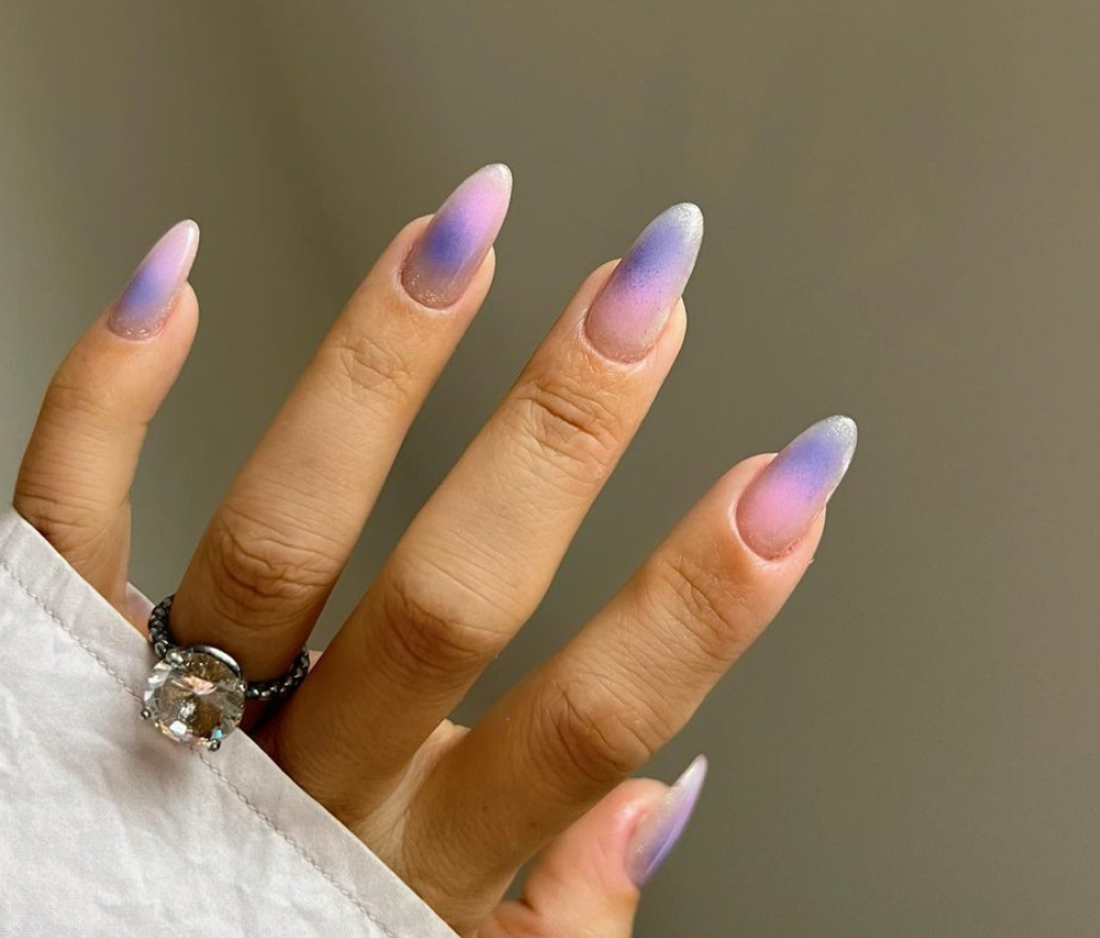 Long Nails with Design