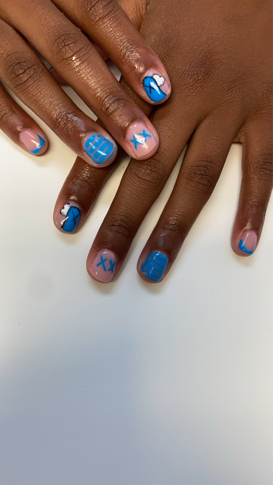 Kids gel Mani