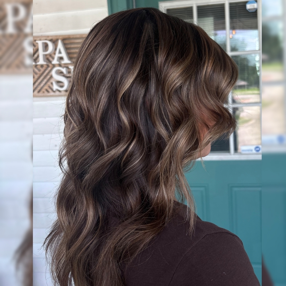 Color And Partial Highlights at Chromatic Studios in Spring, TX