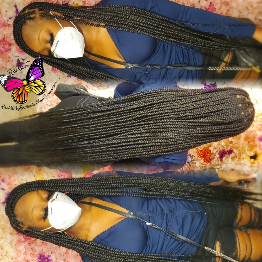 Medium EXTENDED Knotless Box Braids