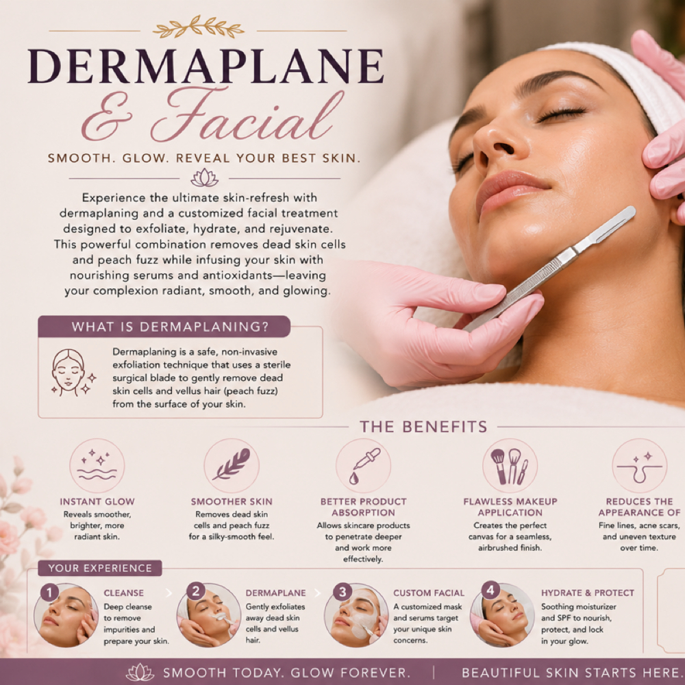 Renew Dermaplaning Facial at Beauty, Bliss and Wellness LLC in Rainsville, AL