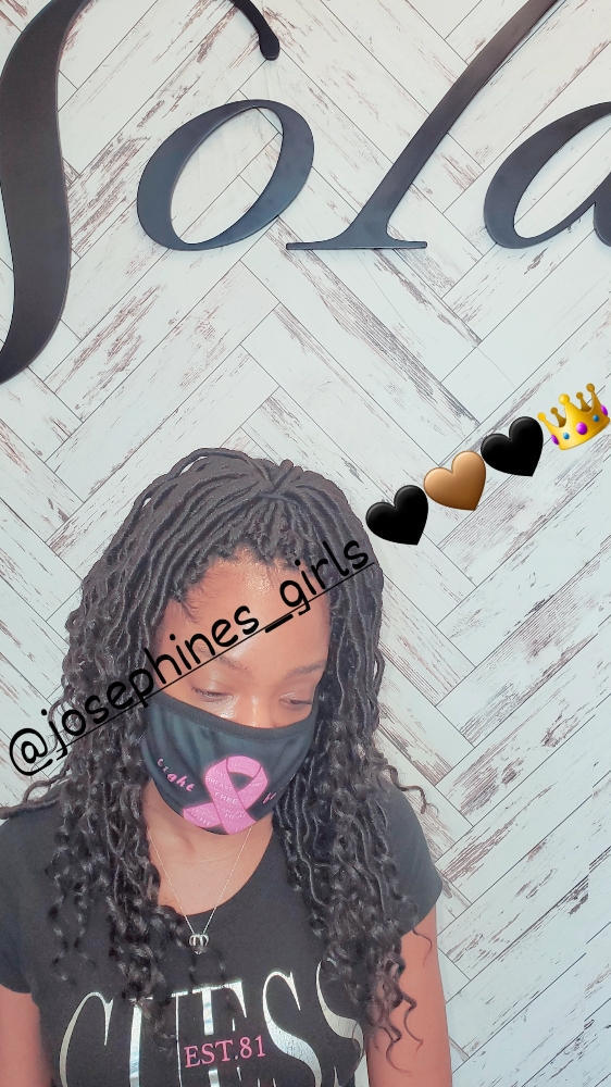 Crochet Loc at Josephine's Girls Hair Studio💜🦋 in Houston, TX