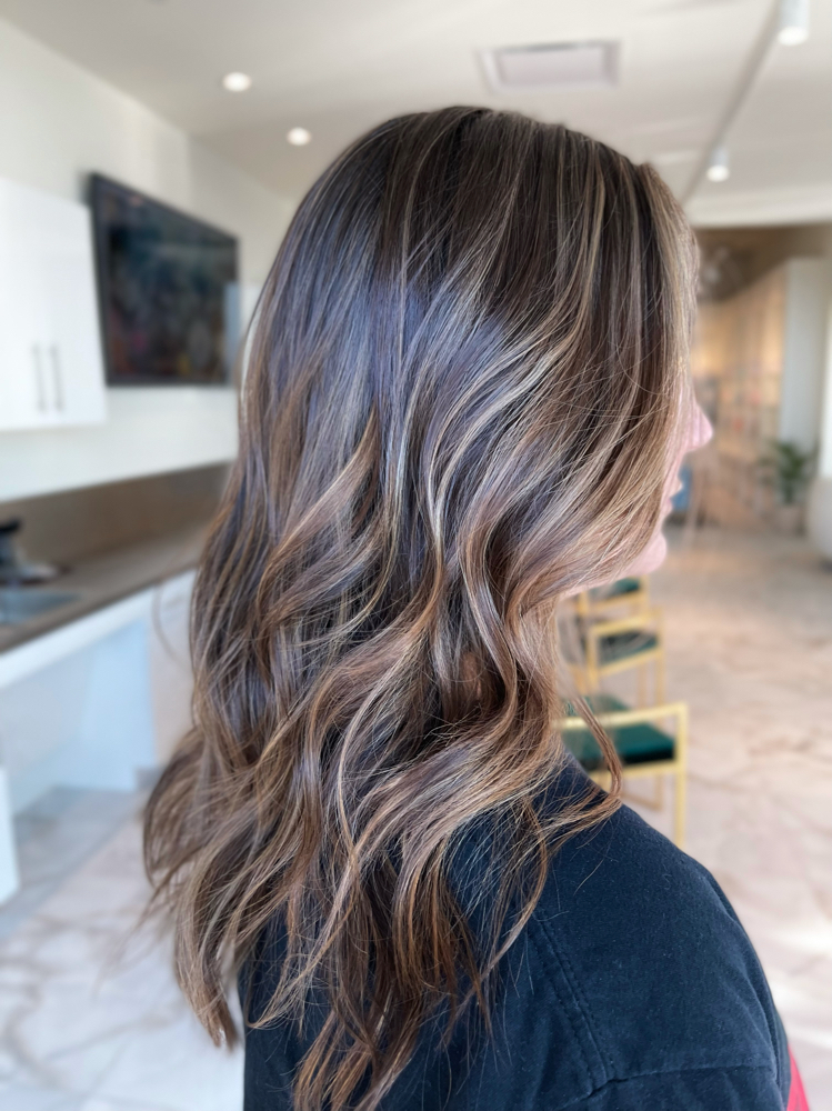 Gray Coverage with Highlights