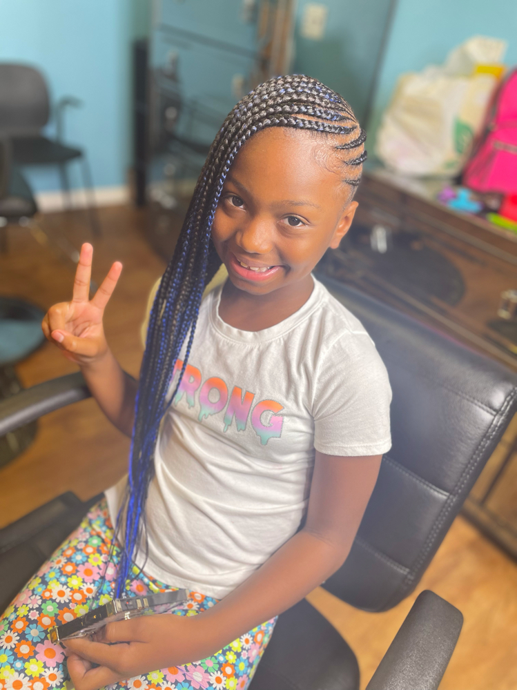 Kids Lemonade Braids (ages 10 -13) at Drea’s hair design in Oakland, CA