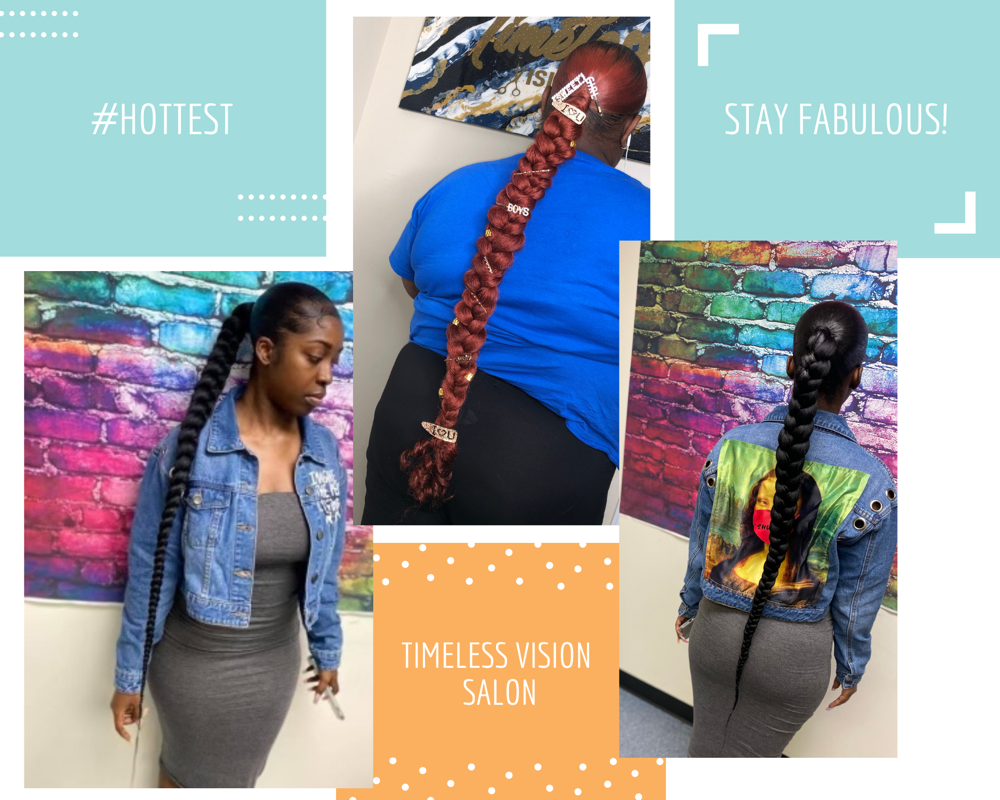 BRAIDED PONY 🚨CLICK ℹ️🚨