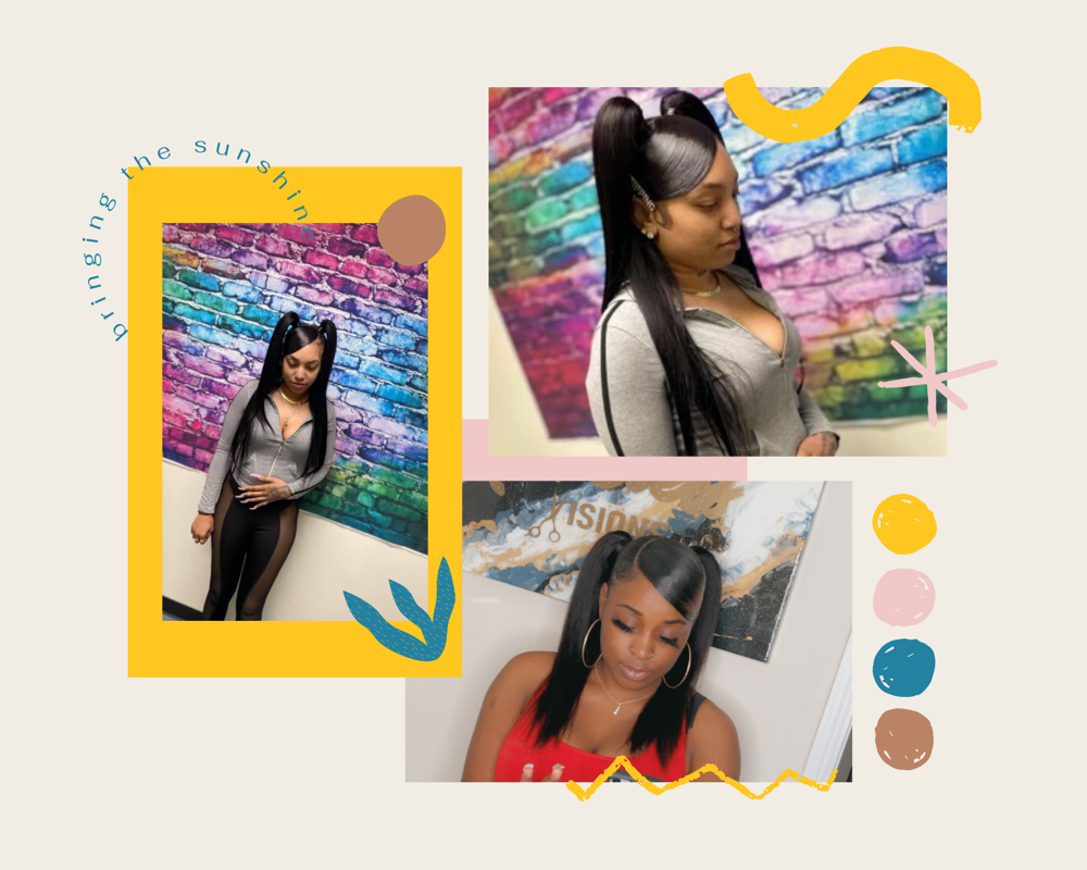 (2) SLEEK PONY’S 🚨CLICK ℹ️🚨