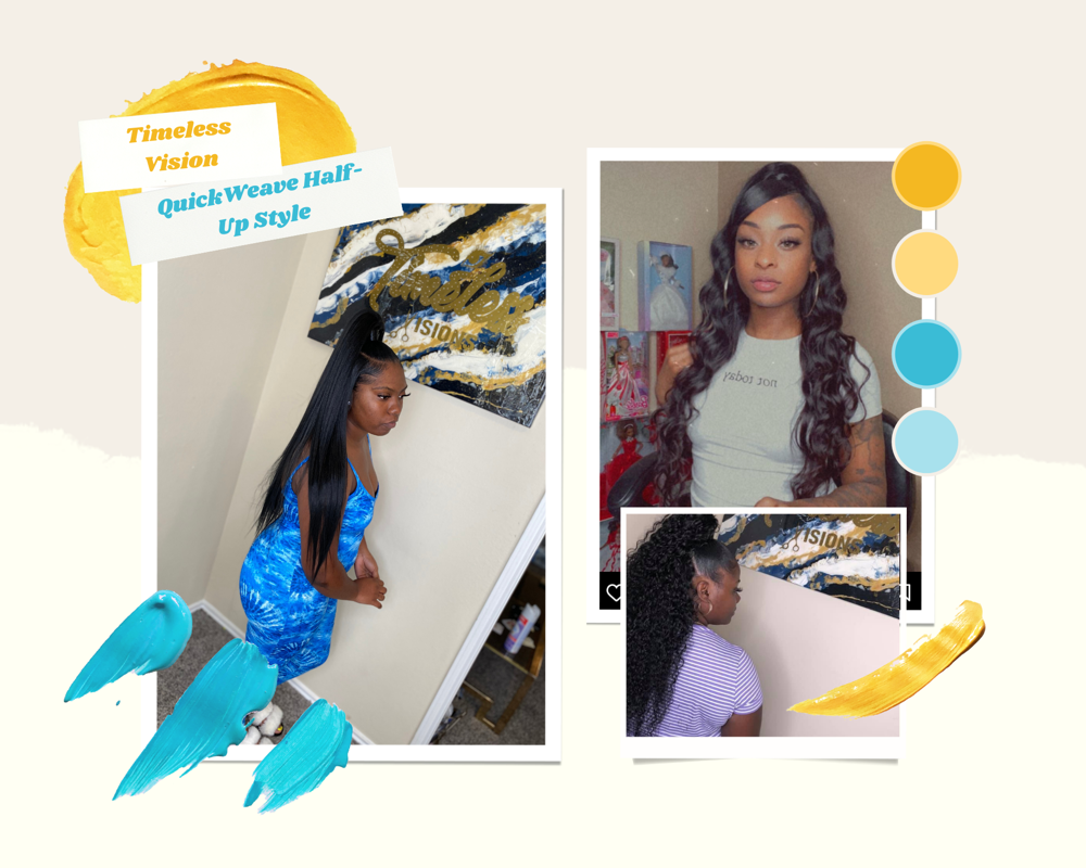 SEW-IN: HALF UP 🚨CLICK THE ℹ️🚨