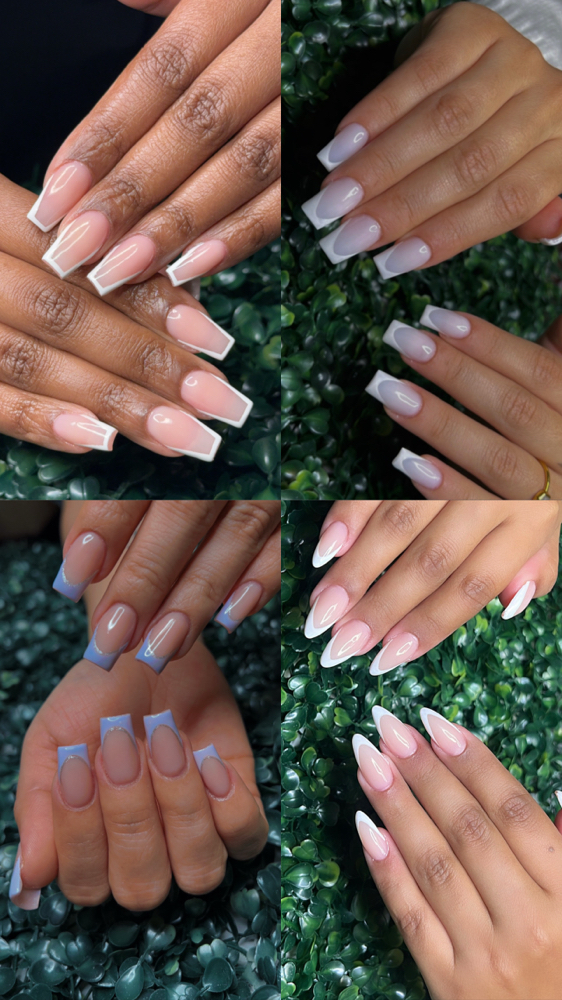 Full set - French/Ombre (Acrylic)
