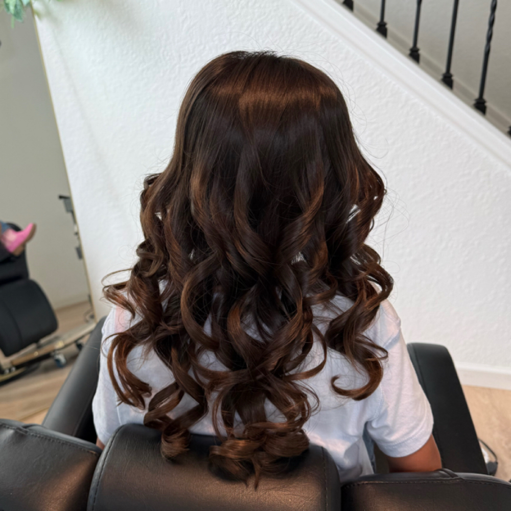 Girls Hairstyle | Ages 10 & Under at Merve Hyde Beauty in San Antonio, TX