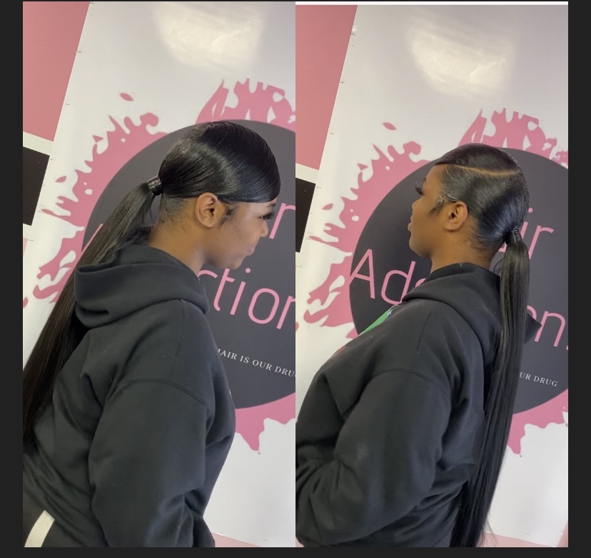 Swoop Low Pony Hair Included