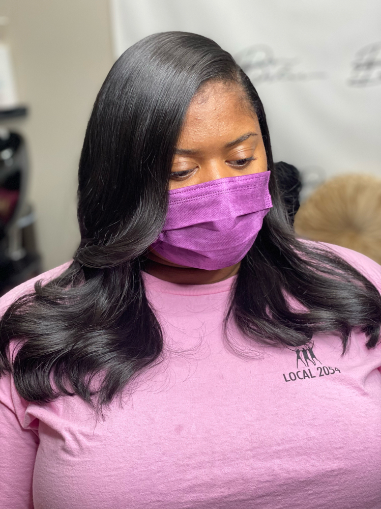 Shampoo Style (relaxed hair)