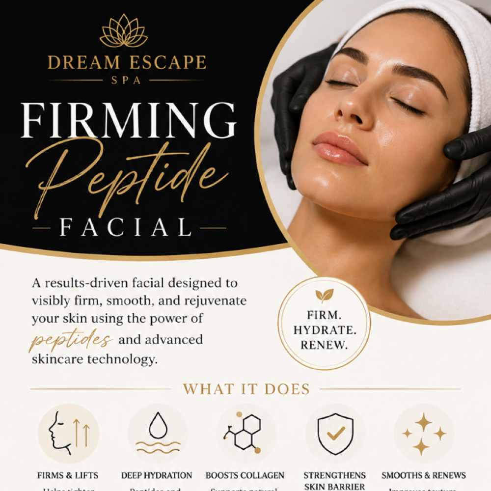 Firming Peptide Facial at Dream Escape Spa in Lewisburg, TN