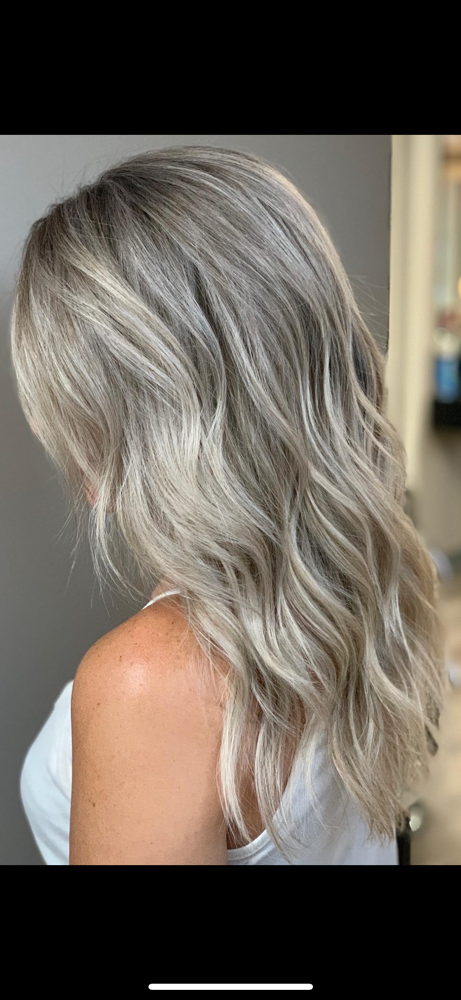 Full Highlight To Root + Toner
