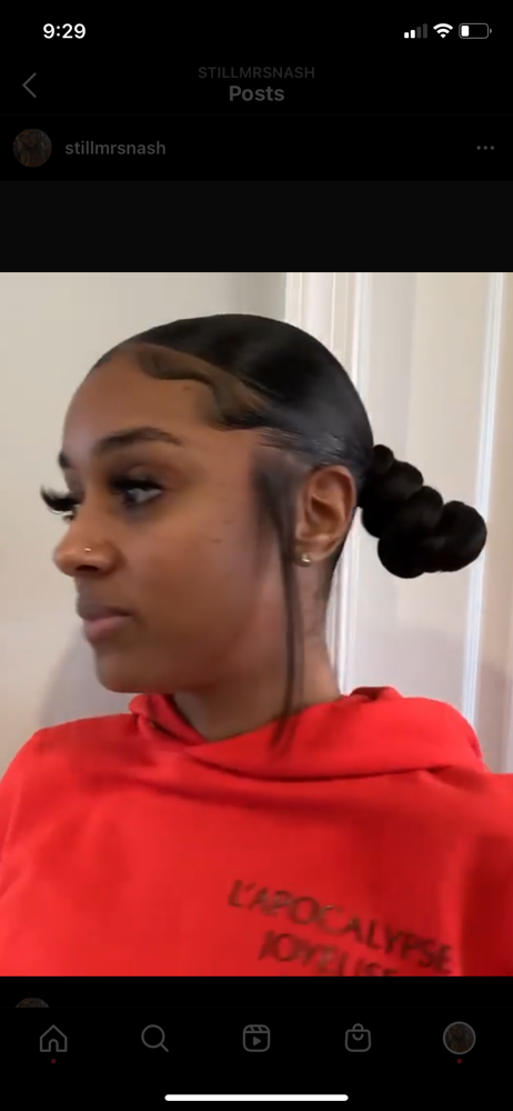 2 Low Buns
