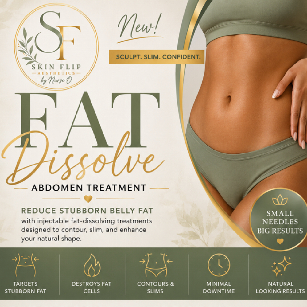 Fat Dissolve 1session Abdomen at Skin Flip Aesthetics by Nurse O in Woodlawn, MD