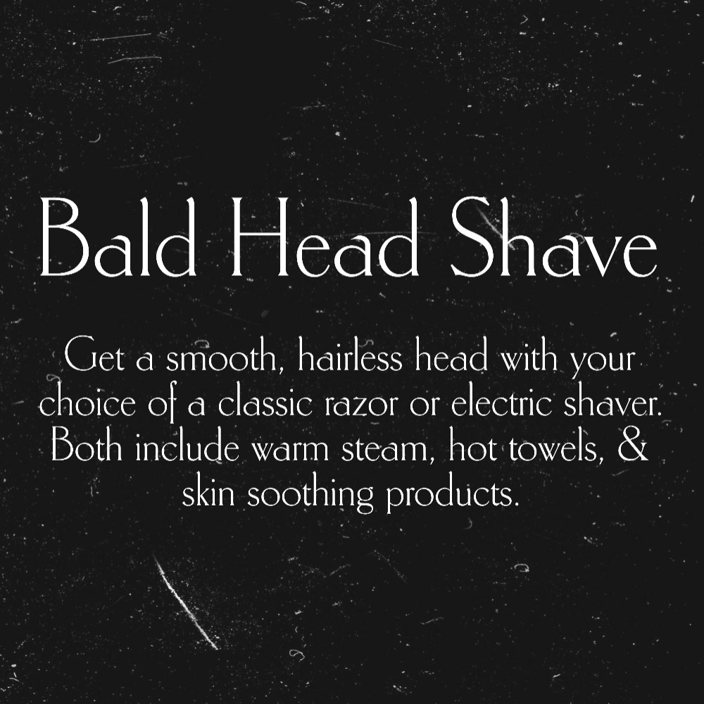 Bald Head Shave at Casper Barber Company in Casper, WY