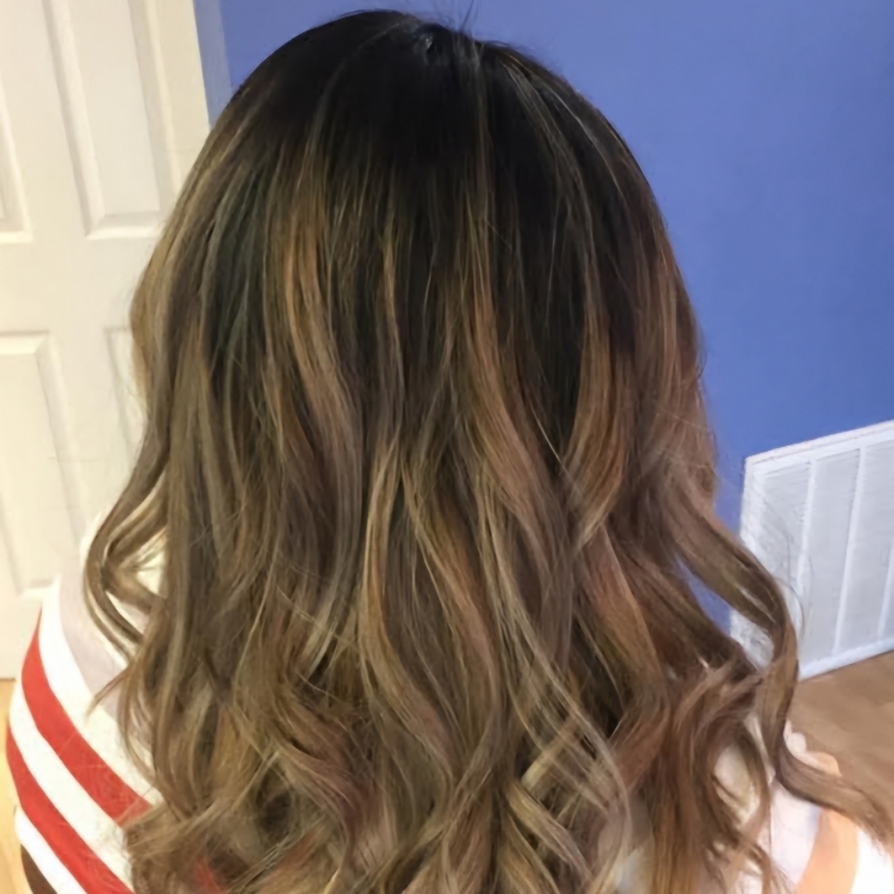 Partial Foil With Root Touch Up at Hair by Jonelle Nieland in Manteno, IL