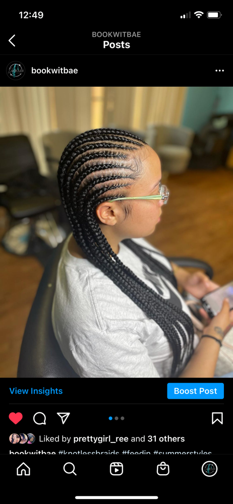 MEDIUM STRAIGHT BACK at Drea’s hair design in Oakland, CA