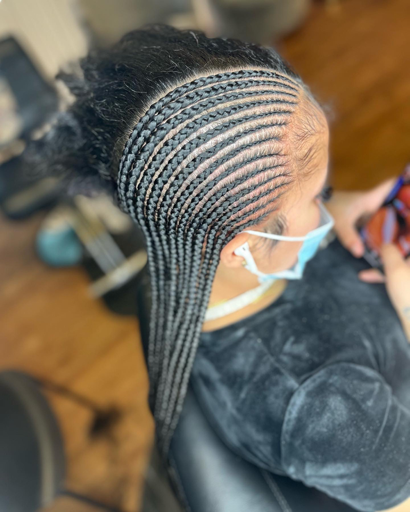 SMALL STRAIGHT BACKS at Drea’s hair design in Oakland, CA