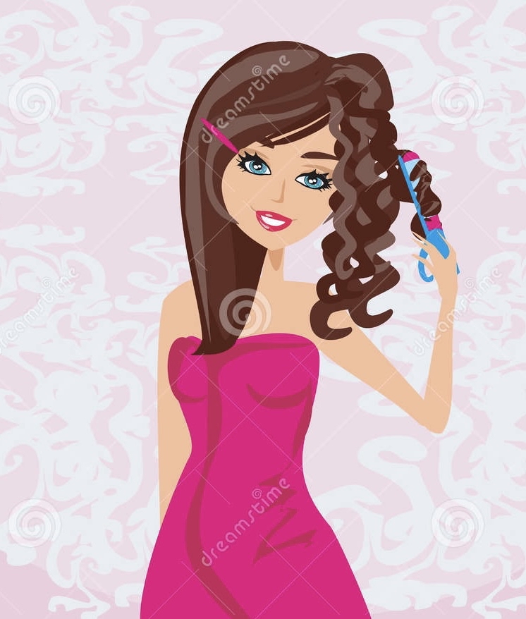 Curling Iron Style at The Messy Bun in Novi, MI