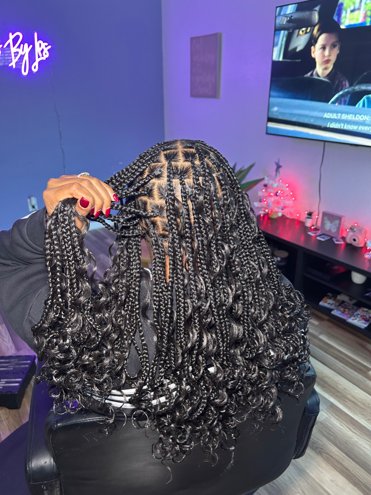 Smedium Boho Shoulder Length Braids