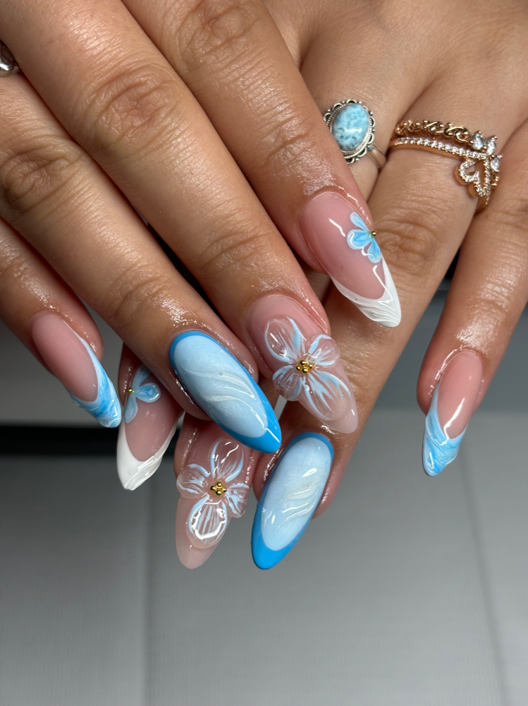 Acrylic Nail Rebalance (4+ Weeks)