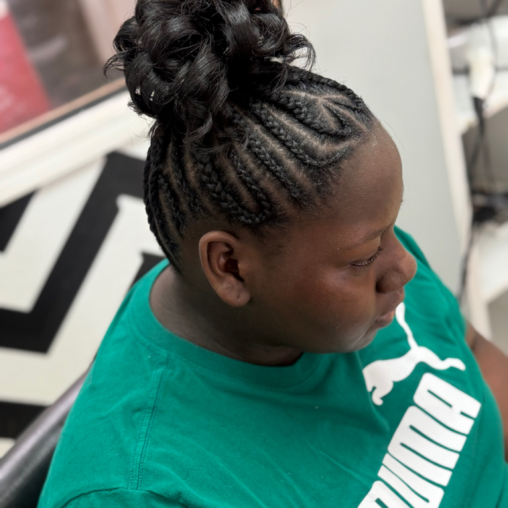 Braided Style (W/ Natural Hair ONLY at Beauty Essence Studio in Texarkana, TX