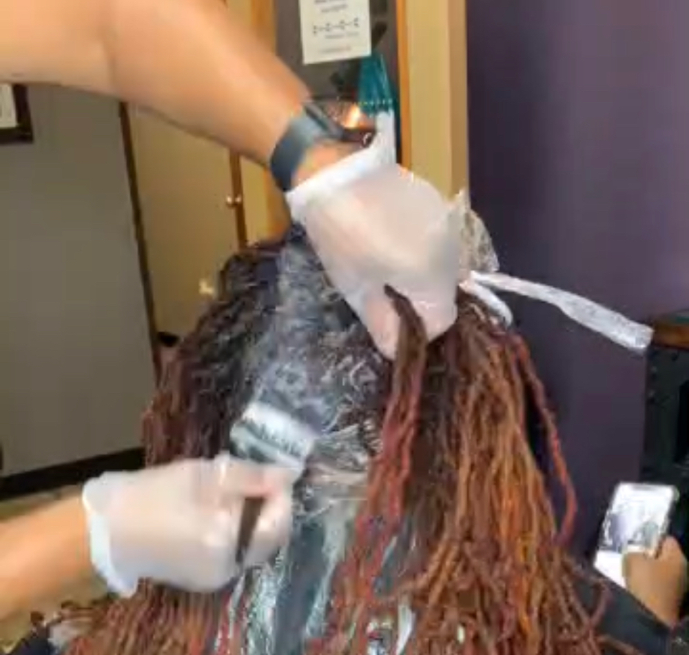 Color New Growth For Locs