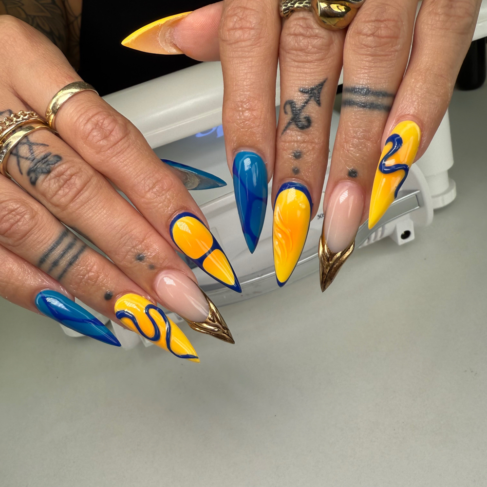 Color Acrylic Full Set at Phenomenail in Johnson City, TN