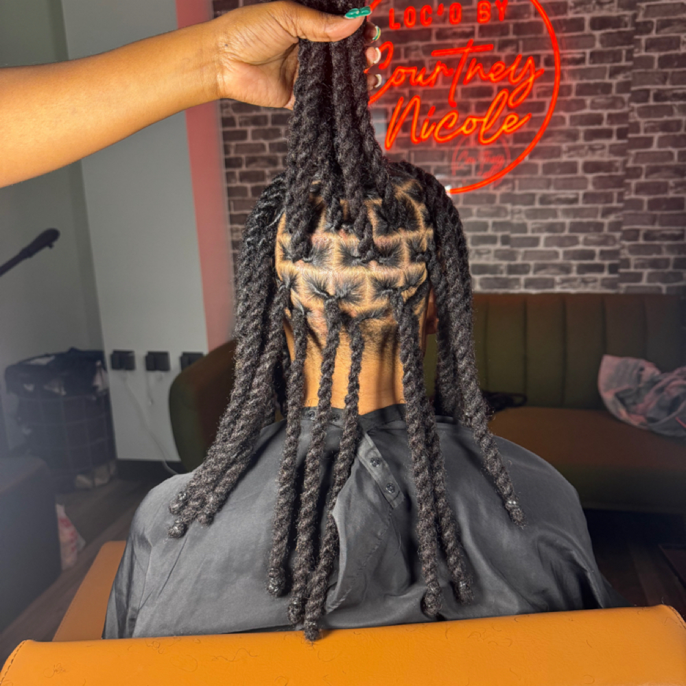 Loc Extensions (Full Head) at Loc'd by Courtney Nicole in Missouri City, TX