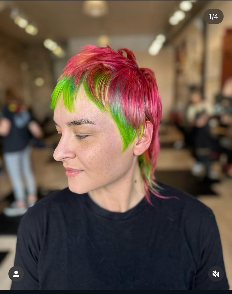 HAIRCUT *Add On W/Color at Vanity By Blucifer in Commerce, CA