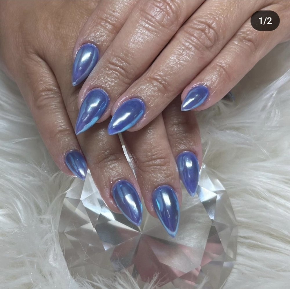 All Chrome Nails