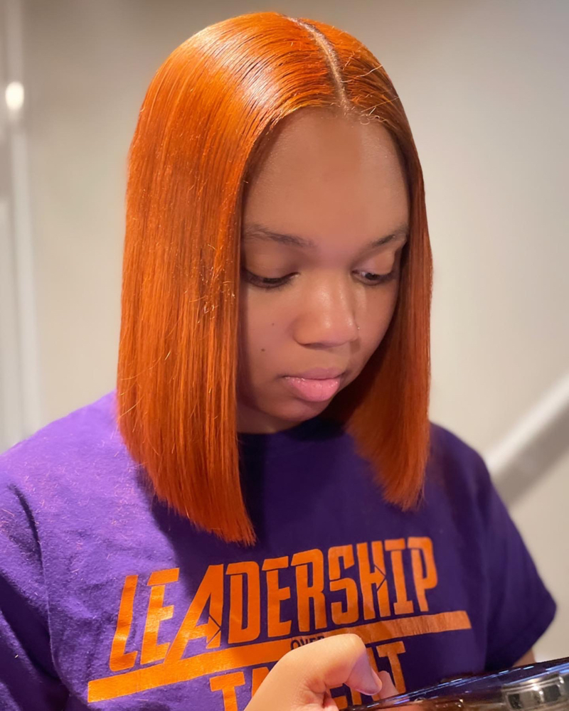 Blunt Cut Quick Weave