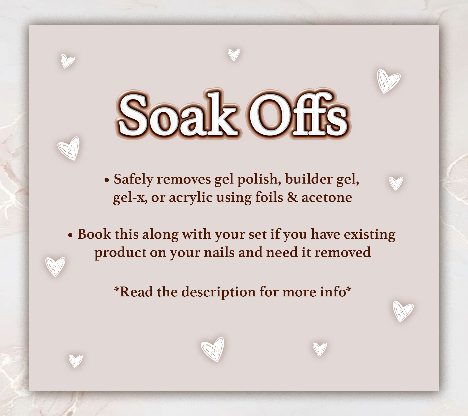 Soak Offs