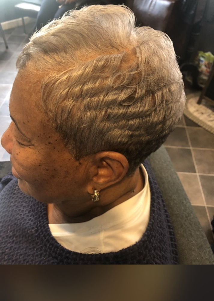 Gray Hair  Rollers/hotcurl