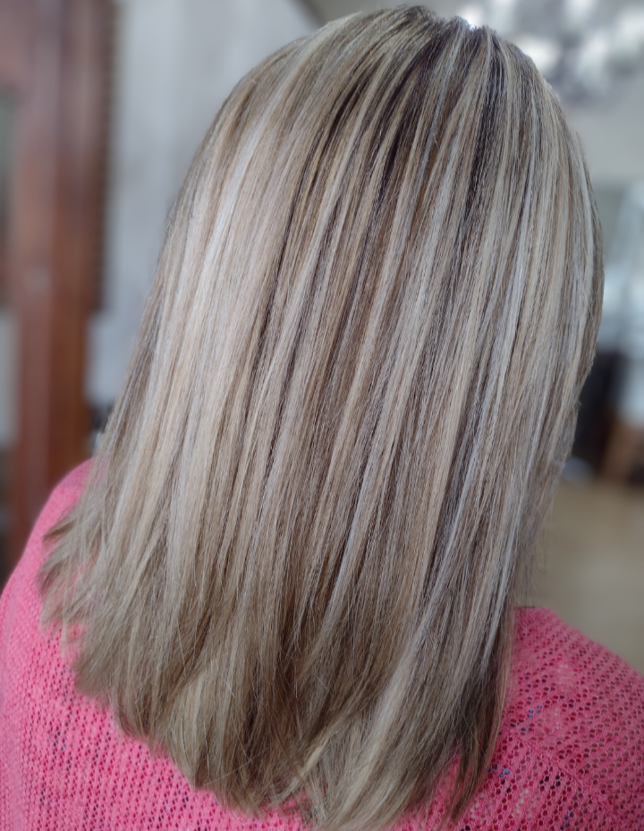 Foil Highlight Retouch, Cut & Style