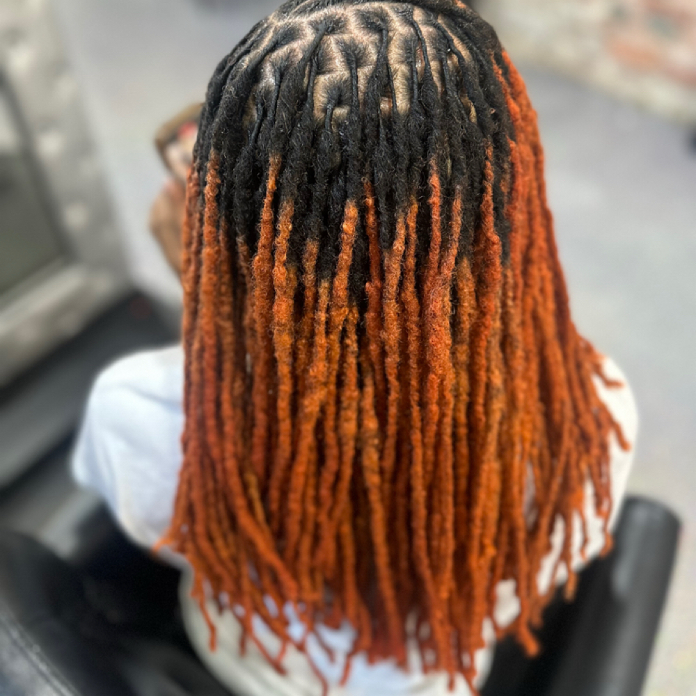 Loc Retwist (medium-long) at TheHouseofKe in Rocky Mount, NC