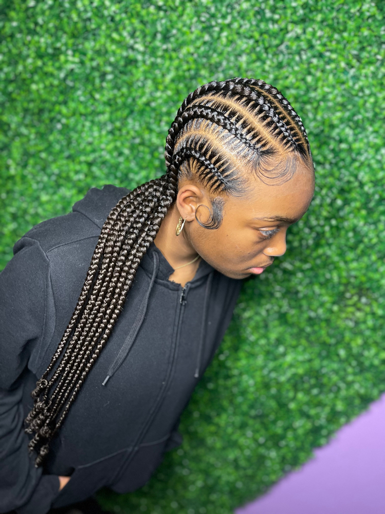 Stitch Braids Midback/lower (6-7)