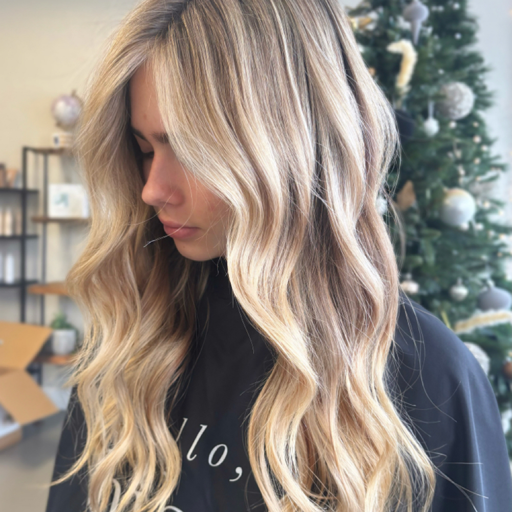 Half head foil at Faith Hammond in South Burlington, VT