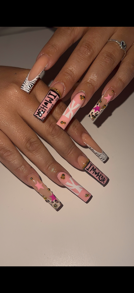 Freestyle XL Set at The Posh Nail Co in Bronx, NY