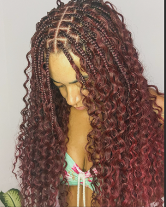 Medium Boho Braids at Braid'd by Jenn in Durham, NC