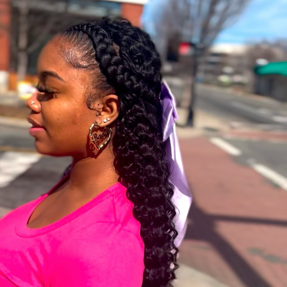 2 Braids W/ Quick Weave