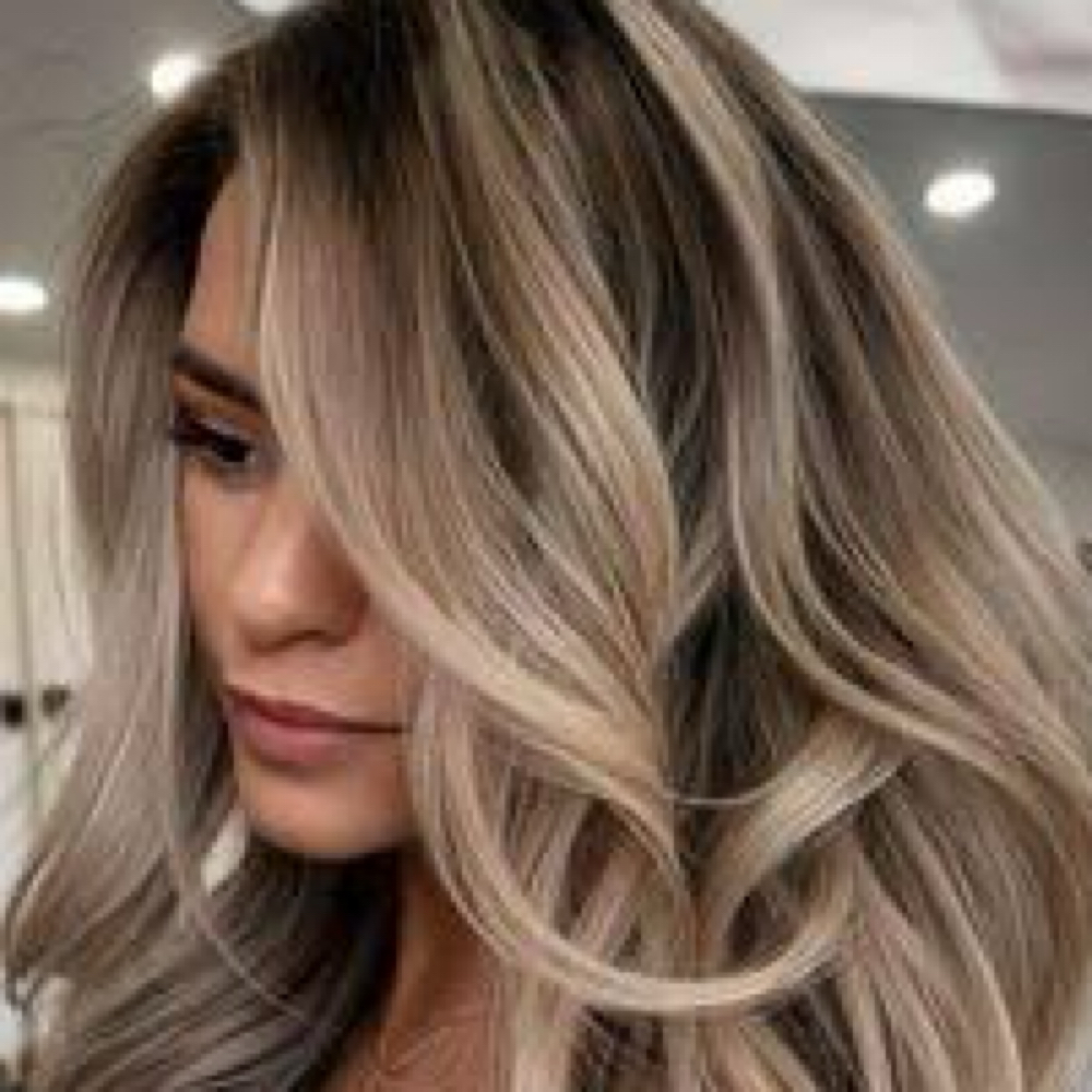 Full Highlight And Blow Dry at Halo Hair Studio in Parkton, MD