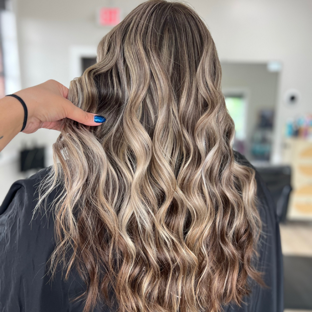 Partial Custom Blonding at Harrison Hester in Lumberton, NC