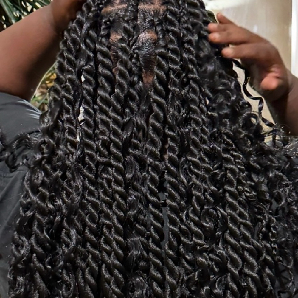 Boho Island Twists Large at Birds Braiding Boutique in Newnan, GA